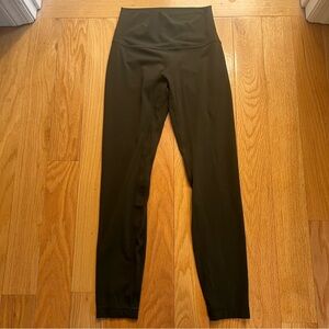 Lululemon dark green leggings | size 4